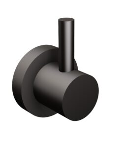 Wieszak 1-hakowy długość 3 cm ANDEX Norwegian 465NG stal nierdzewna czarny