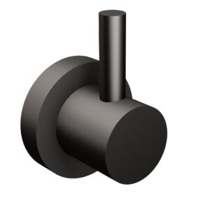 Wieszak 1-hakowy długość 3 cm ANDEX Norwegian 465NG stal nierdzewna czarny