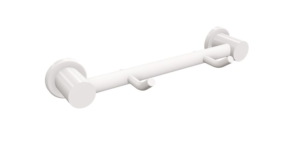 Wieszak 2-hakowy ANDEX Sanibella 510B biały