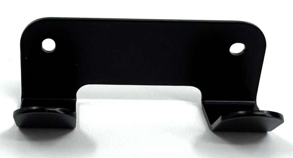 Wieszak 2-hakowy ANDEX Technic 304NG stal nierdzewna czarny