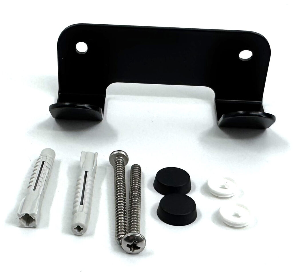 Wieszak 2-hakowy ANDEX Technic 304NG stal nierdzewna czarny