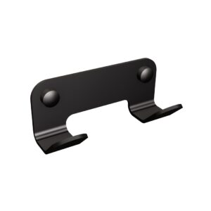 Wieszak 2-hakowy ANDEX Technic 304NG stal nierdzewna czarny