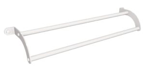 Wieszak 2-rurkowy ANDEX Technic 302B stal nierdzewna biały