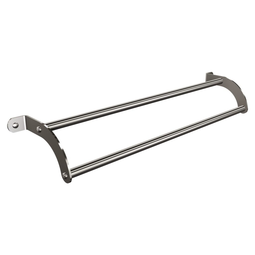 Wieszak 2-rurkowy ANDEX Technic 302SG stal nierdzewna polerowana