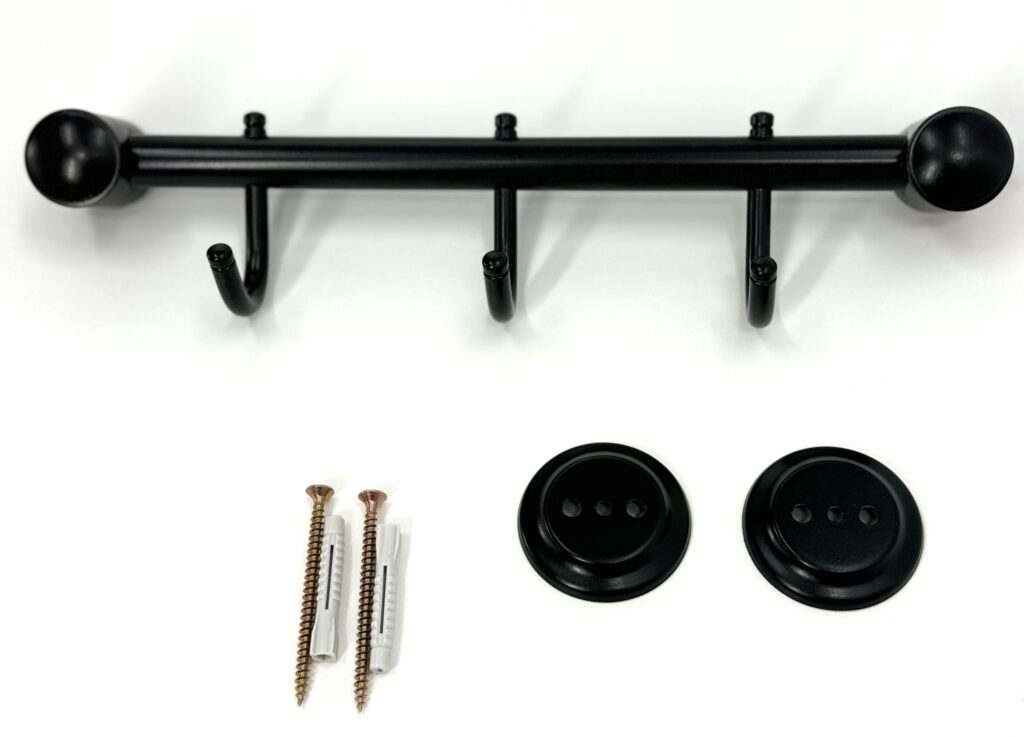 Wieszak 3-hakowy ANDEX Classic 007NG czarny