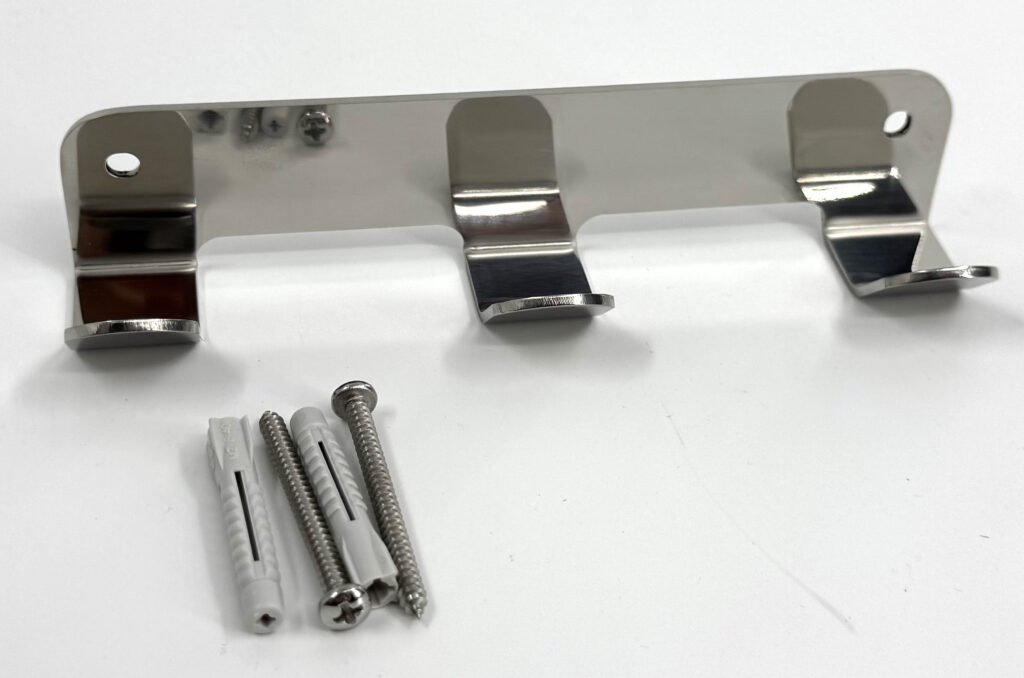 Wieszak 3-hakowy ANDEX Technic 305SG stal nierdzewna polerowana