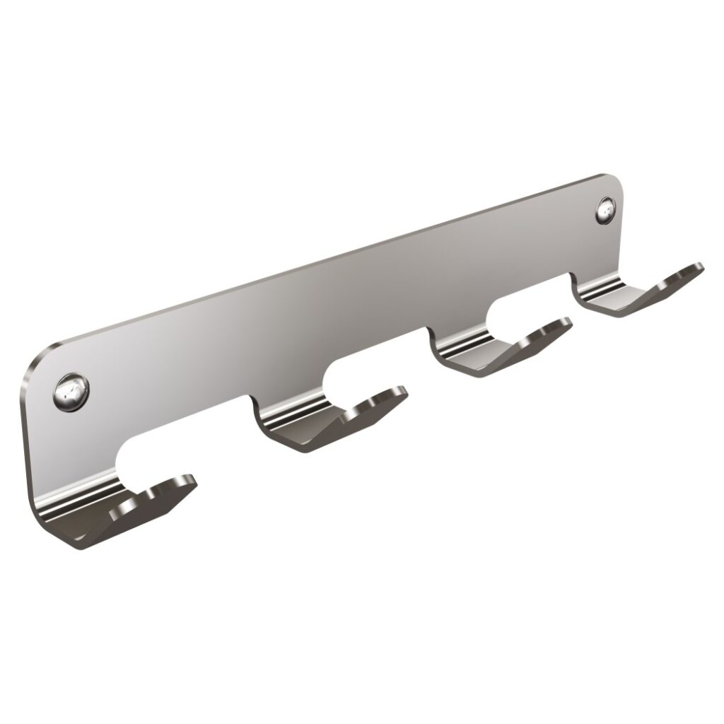Wieszak 4-hakowy ANDEX Technic 306SG stal nierdzewna polerowana