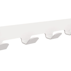 Wieszak 5-o hakowy ANDEX Technic 346B stal nierdzewna biały