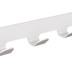 Wieszak 6-hakowy ANDEX Technic 329B stal nierdzewna biały