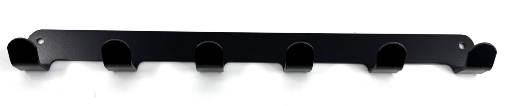 Wieszak 6-hakowy ANDEX Technic 329NG stal nierdzewna czarny