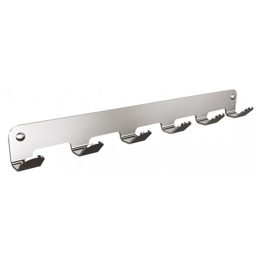 Wieszak 6-hakowy ANDEX Technic 329SG  stal nierdzewna polerowana