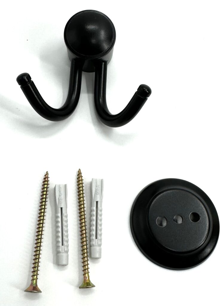 Wieszak podwójny ANDEX Classic 011NG czarny