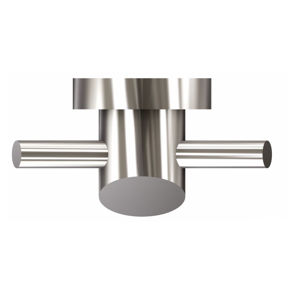 Wieszak podwójny ANDEX Novel 903SG stal nierdzewna polerowana