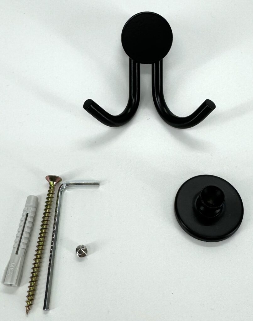 Wieszak podwójny ANDEX Sanibella 508NG czarny