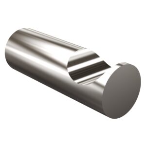 Wieszak pojedynczy z rowkiem długość 6 cm ANDEX Norwegian 468SG stal nierdzewna polerowana