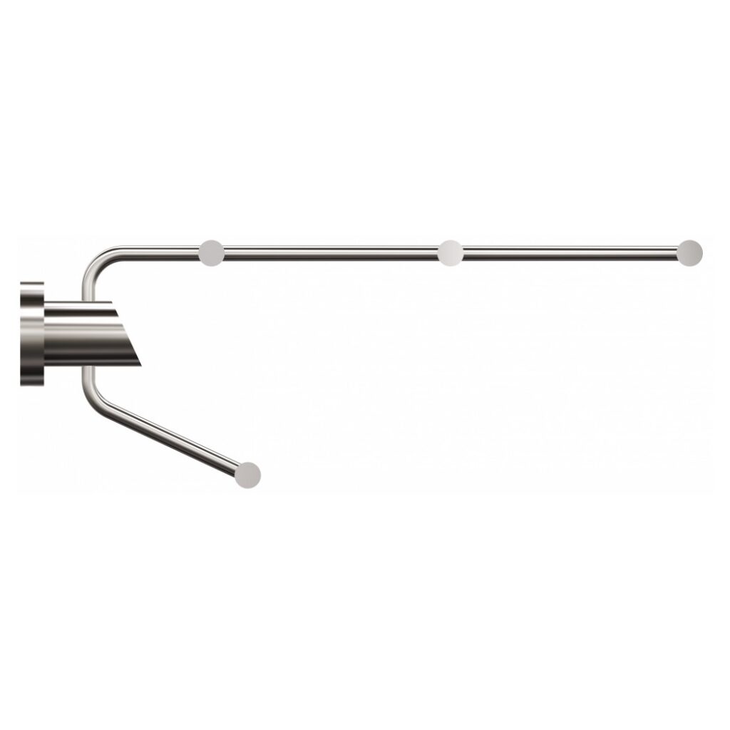 Wieszak półka ANDEX Novel 912SG stal nierdzewna polerowana