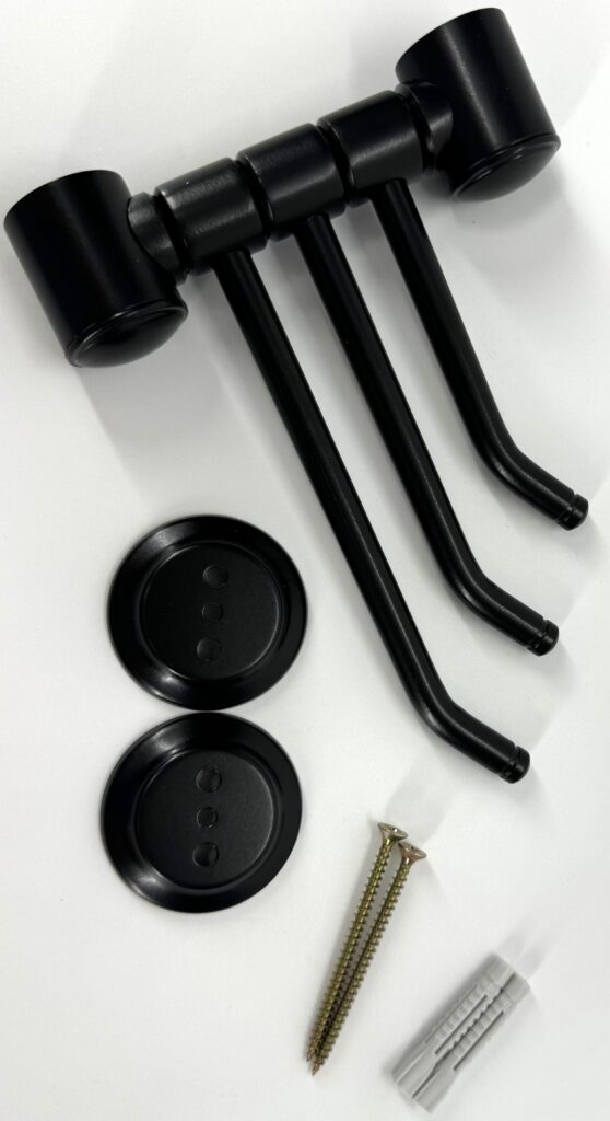 Wieszak potrójny ANDEX Classic 010NG czarny