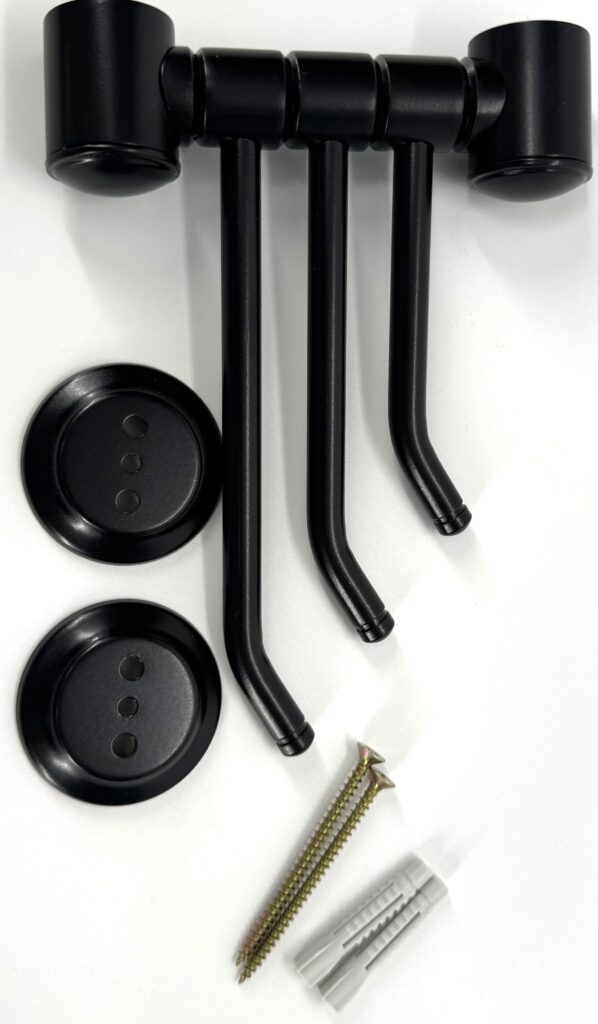 Wieszak potrójny ANDEX Classic 010NG czarny