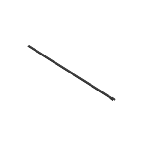Fabrika walk-in wspornik kabiny 120 cm do docięcia, czarny mat