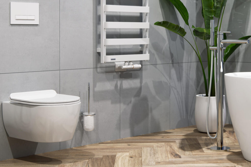 Volaro 2.0 zestaw zintegrowany termostat grzejnikowy prawy, biały mat