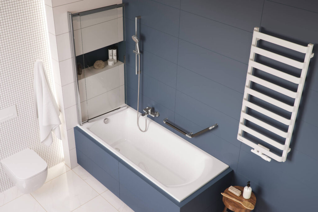 Volaro 2.0 zestaw zintegrowany termostat grzejnikowy prawy, biały mat