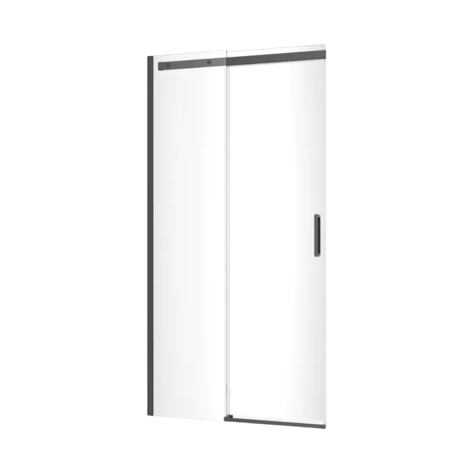 Rols drzwi wnękowe przesuwne 100×200 cm powłoka Clean Control, czarny mat