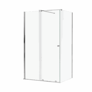 Ortigo kabina prostokątna narożna 120×90 cm, drzwi przesuwne, powłoka Clean Control, chrom