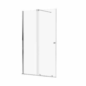 Ortigo walk-in drzwi prysznicowe przesuwne 140×200 cm, powłoka Clean Control, chrom
