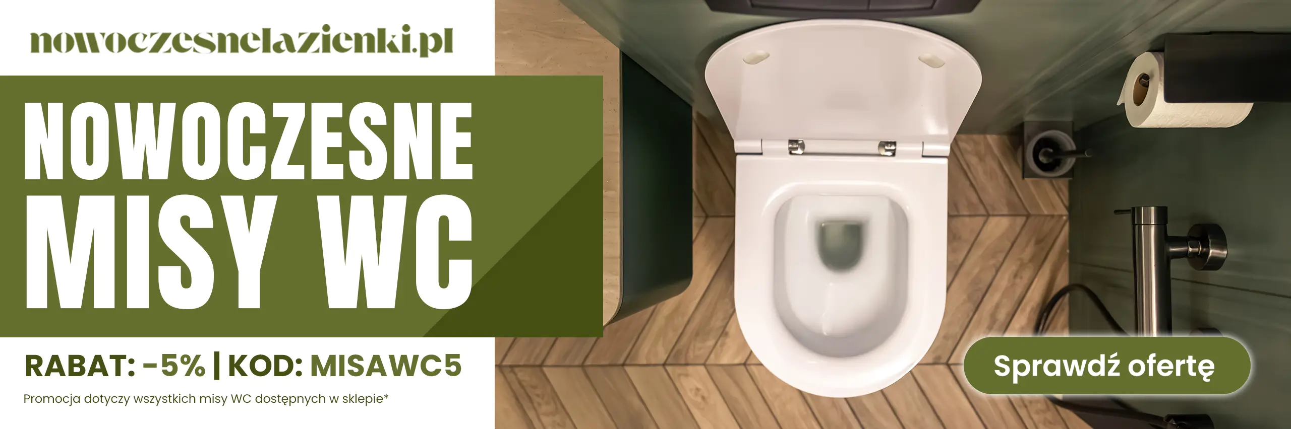 Nowoczesne misy WC -5%