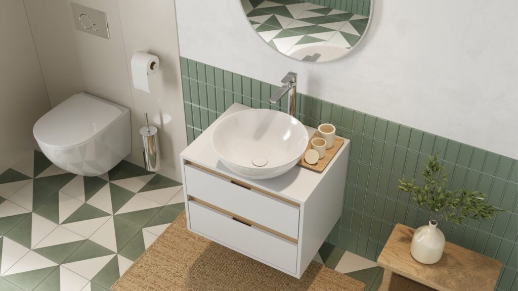 Luqa miska WC 48 cm wisząca bezrantowa, z system spłukiwania Spin 360, z deską wolnoopadającą, biały mat