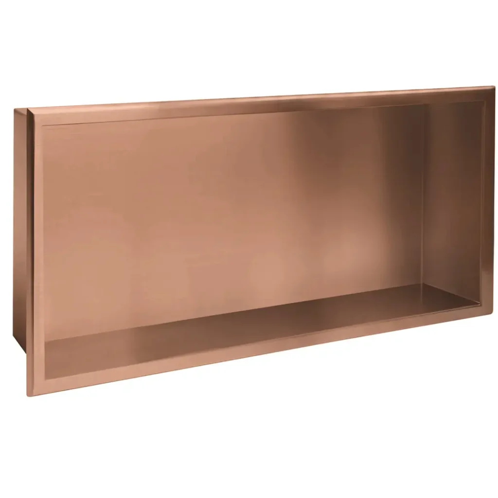 REA PÓŁKA WNĘKOWA 30x60x10 BRUSH COPPER REA-05609