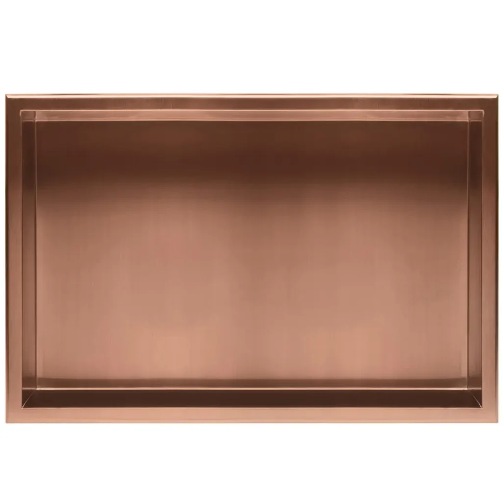 REA PÓŁKA WNĘKOWA 30x60x10 BRUSH COPPER REA-05609