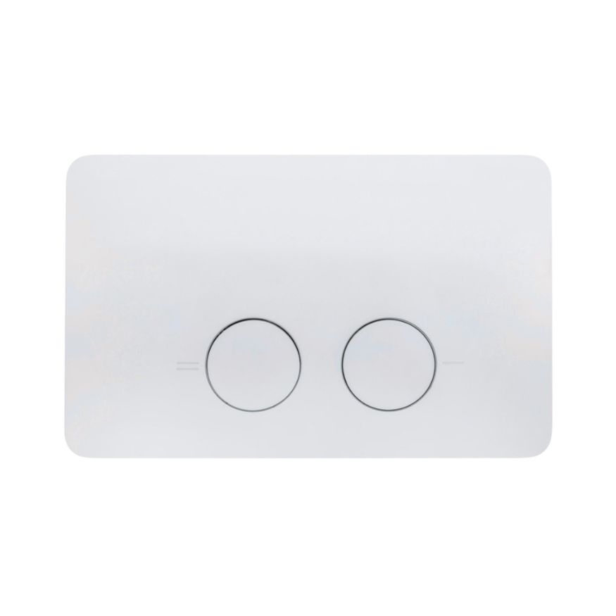 PRZYCISK MetalLine 1 BIAŁY MAT – WERIFIX, 2 mm ANTI FINGERPRINT