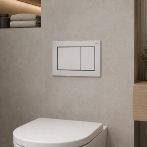 Tece Base przycisk spłukujący do WC chrom mat 9240702