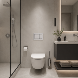 Tece Base przycisk spłukujący do WC chrom mat 9240702