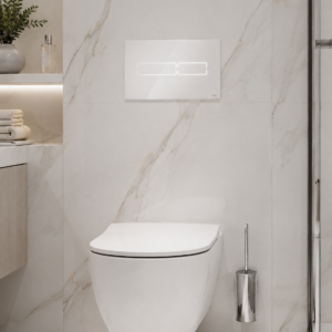 Tece Lux Mini przycisk spłukujący szkło białe 9240960