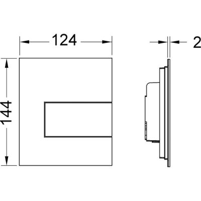 Rysunek techniczny – wymiary montażowe