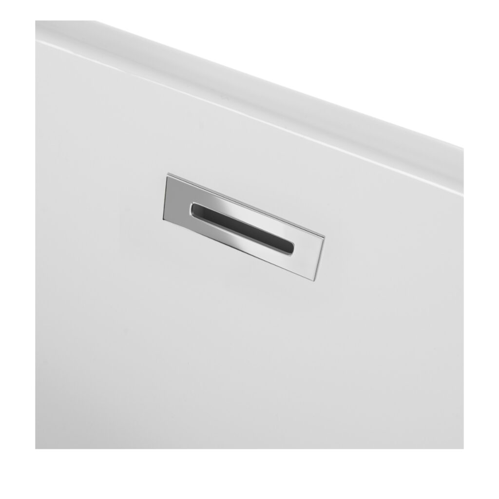 Wanna wolnostojąca narożna lewa AVOLA WHITE – 160 x 80 cm