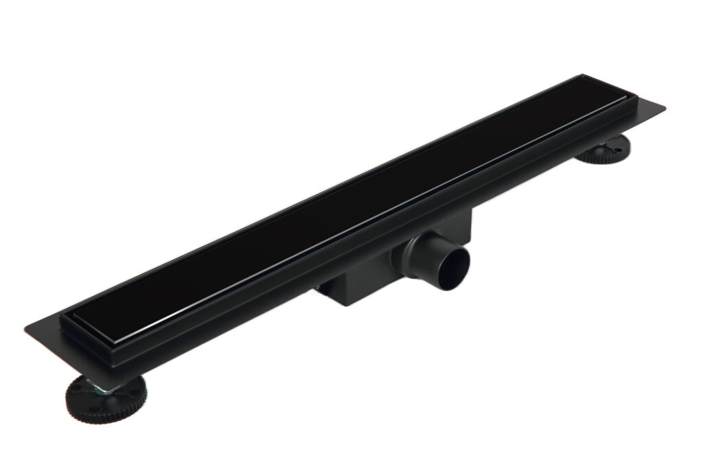 G-Drain Next Odpływ liniowy 100 cm ze szklanym panelem Double Dark