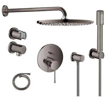Grohe Essence zestaw prysznicowy podtynkowy PGC-7.7 hard graphite