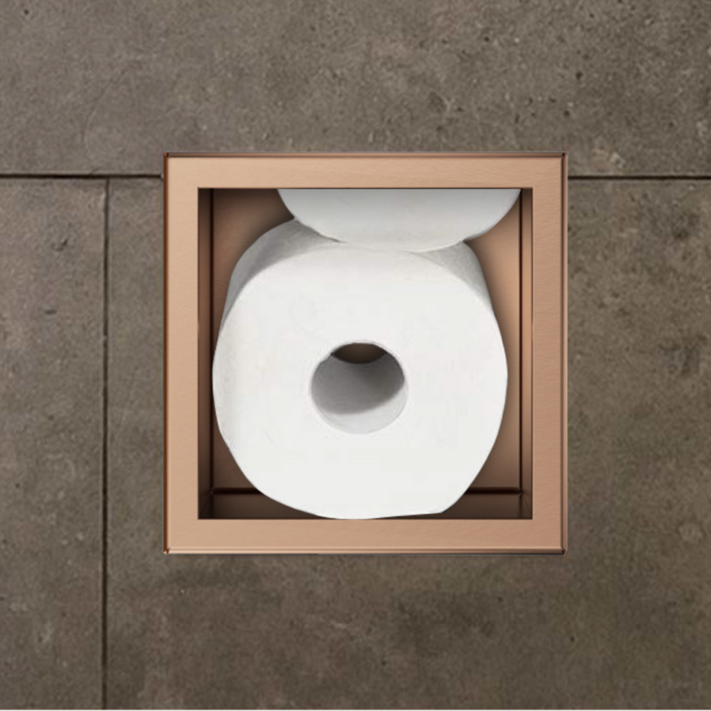 WALL-BOX PAPER 3 Copper – Magazynek na papier miedziany