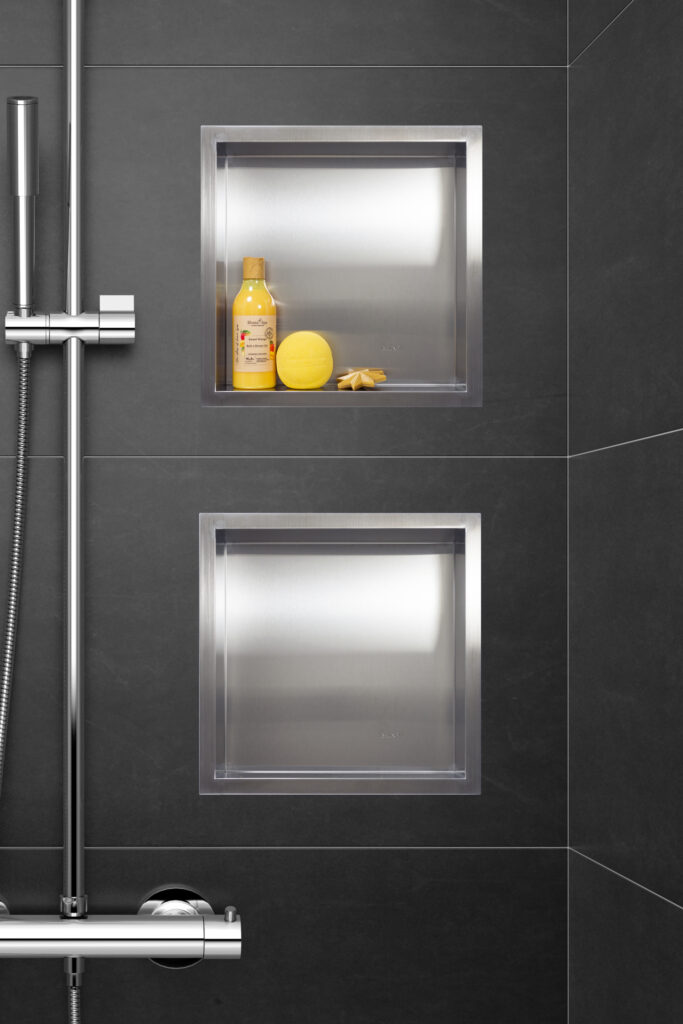 WALL-BOX ONE – Półka wnękowa INOX 30x30x10 cm