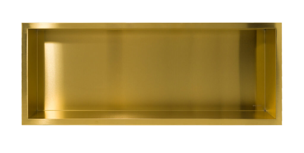 WALL-BOX ONE Gold / Brass – Półka pojedyncza złota 90x30x10 cm