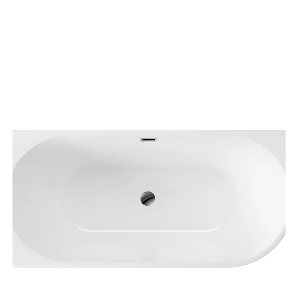 Wanna wolnostojąca narożna lewa AVOLA WHITE – 170 x 80 cm