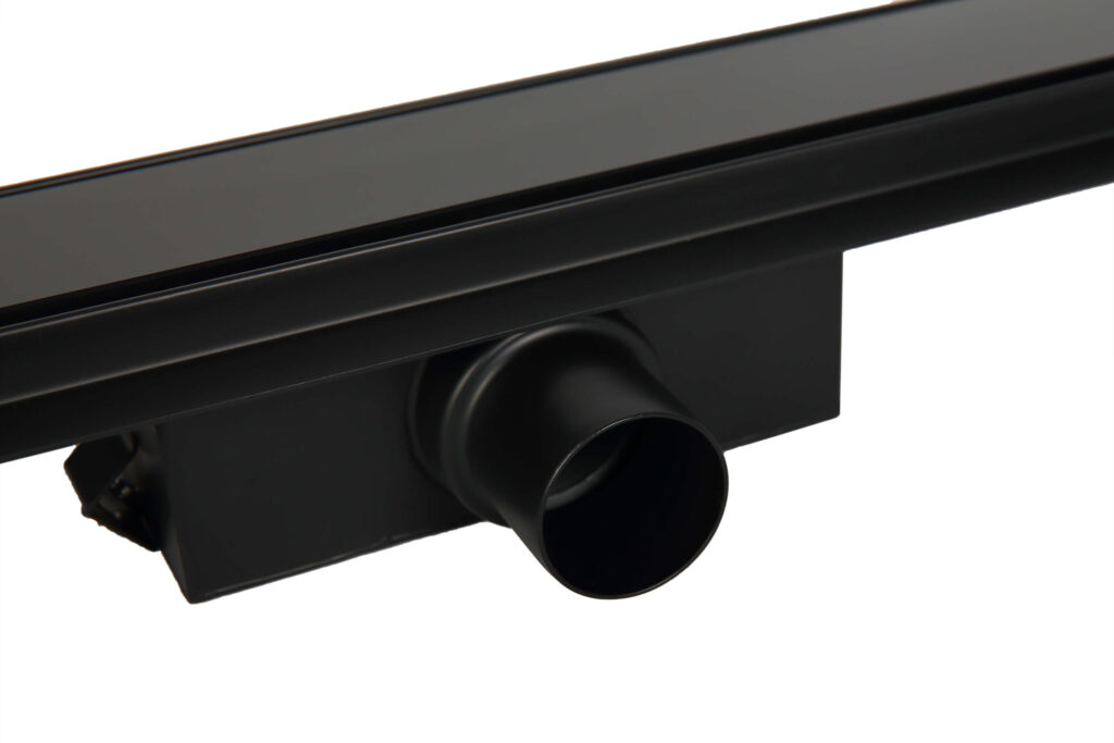 G-Drain Next Odpływ liniowy 100 cm ze szklanym panelem Double Dark