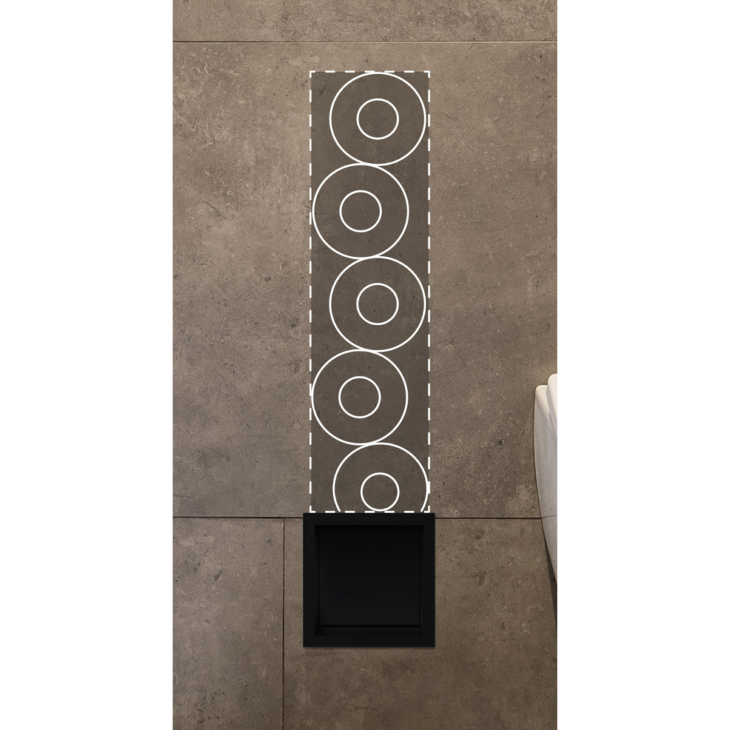 WALL-BOX PAPER-3 Black – Magazynek na papier czarny