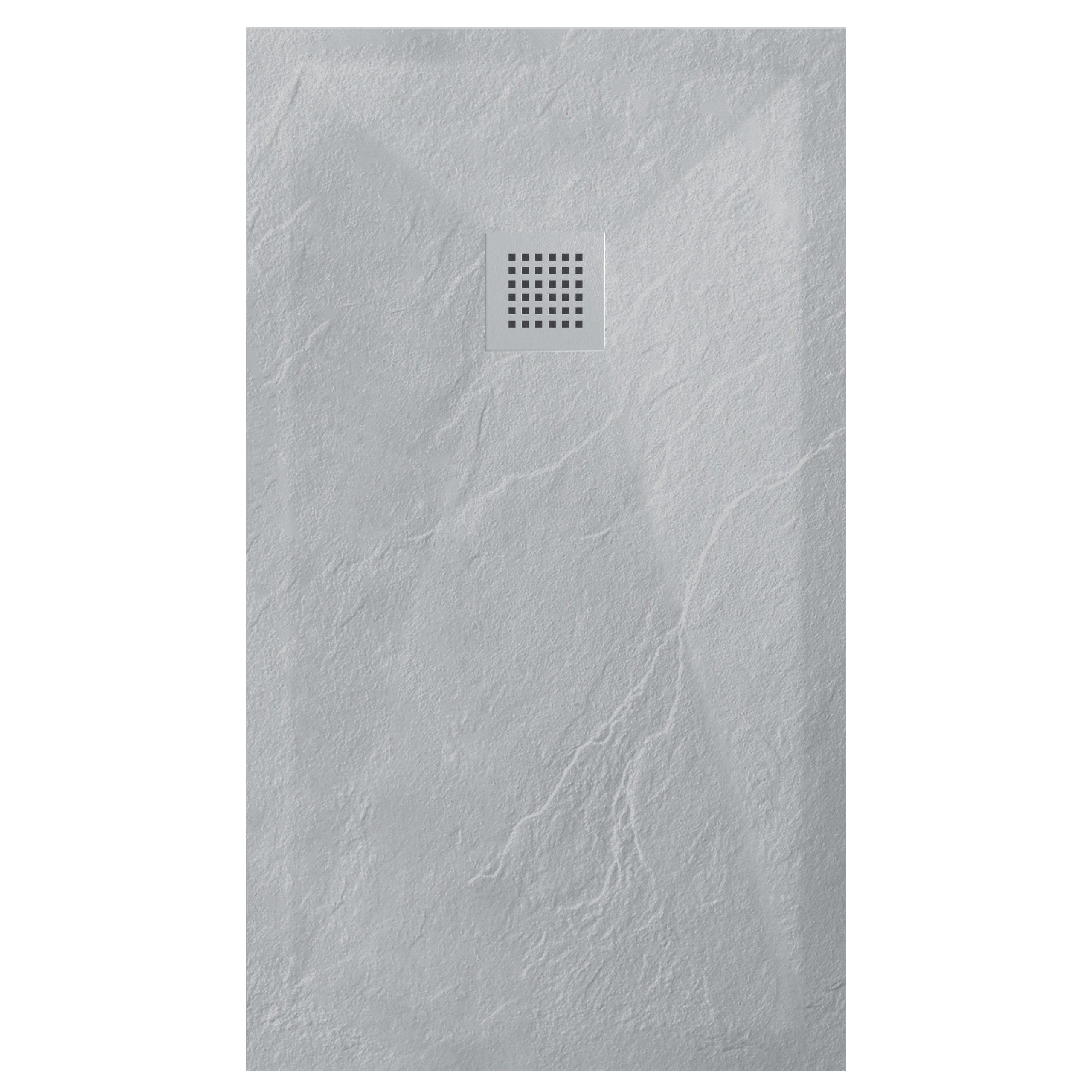 Stone Tray Light Grey – Brodzik z konglomeratu mineralnego „F” Jasnoszary 90 x 120 x 2,5 cm