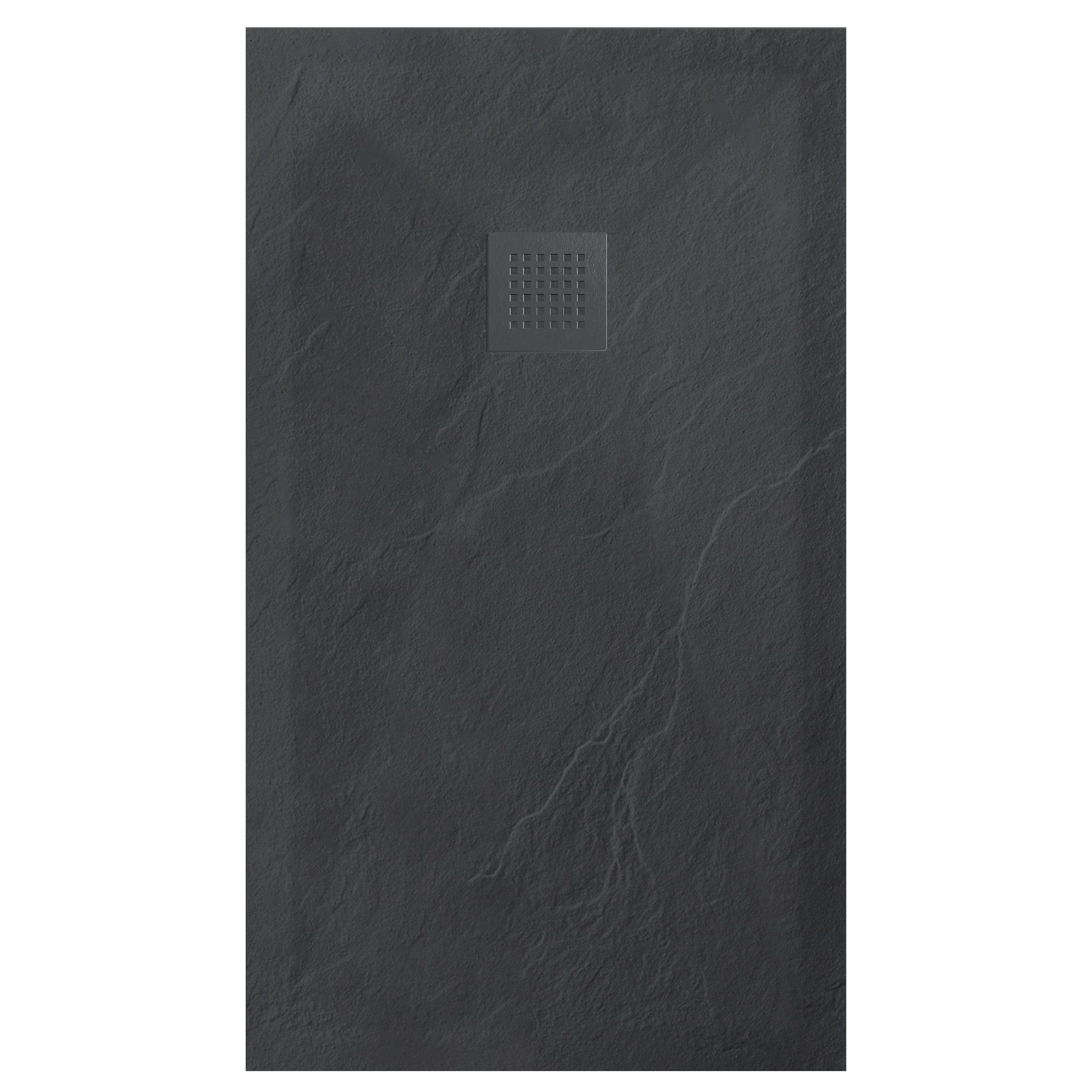 Stone Tray Dark Grey – Brodzik z konglomeratu mineralnego „F” Ciemnoszary 90 x 120 x 2,5 cm
