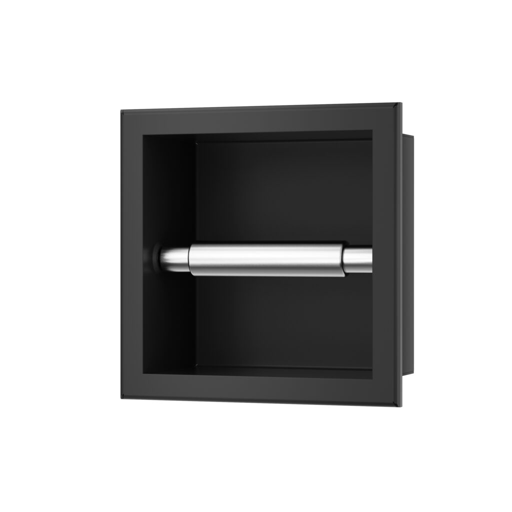 WALL-BOX PAPER 1 Black – Podajnik papieru czarny