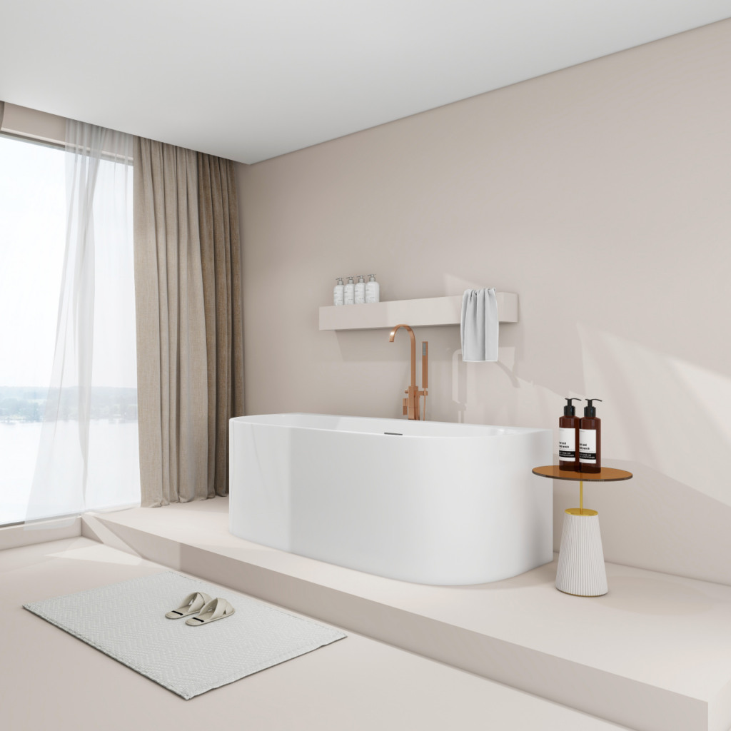 Wanna wolnostojąca przyścienna VIVA WHITE – 170 x 80 cm